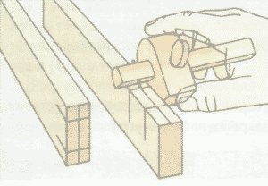 Соединения деревянных деталей | Наггельные / шкантовые соединения