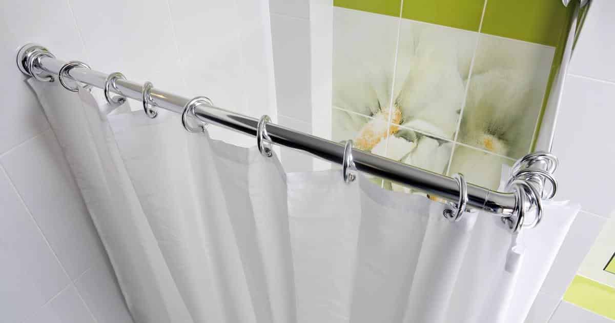 Как легко сделать и повесить шторку в ванной своими руками
