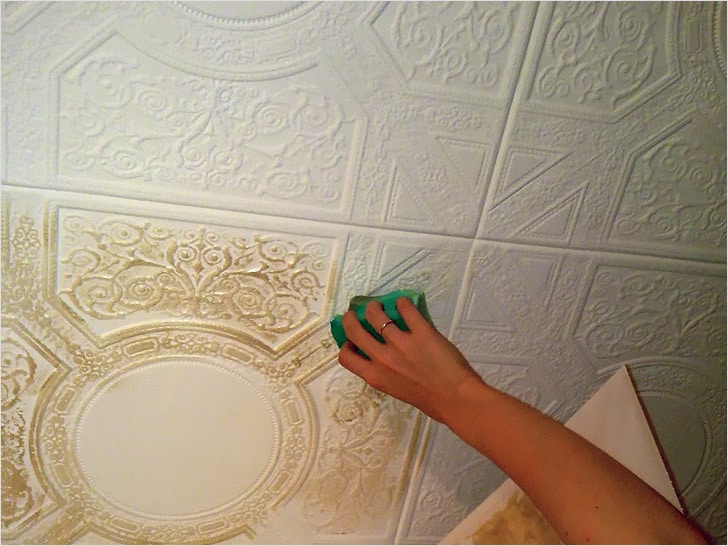 Как покрасить потолочную плитку | Чем и как покрасить потолочную плитку