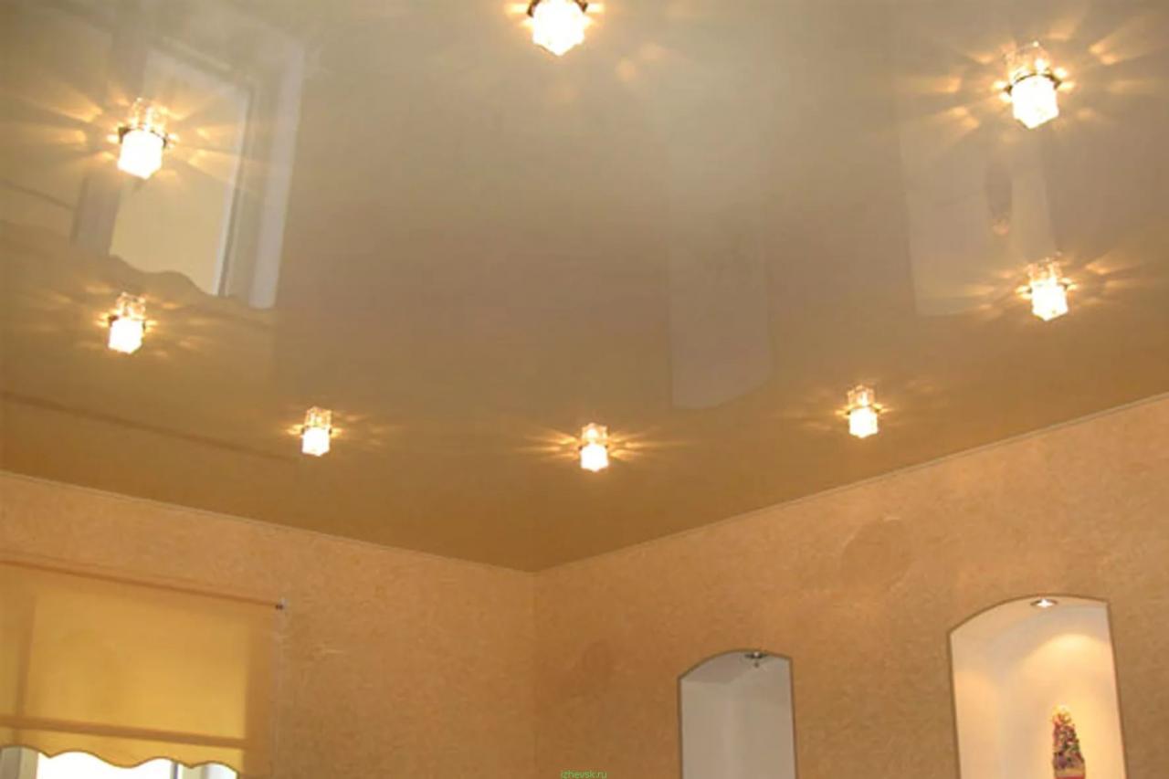 Правила размещения светильников | Расположение светильников на натяжном потолке